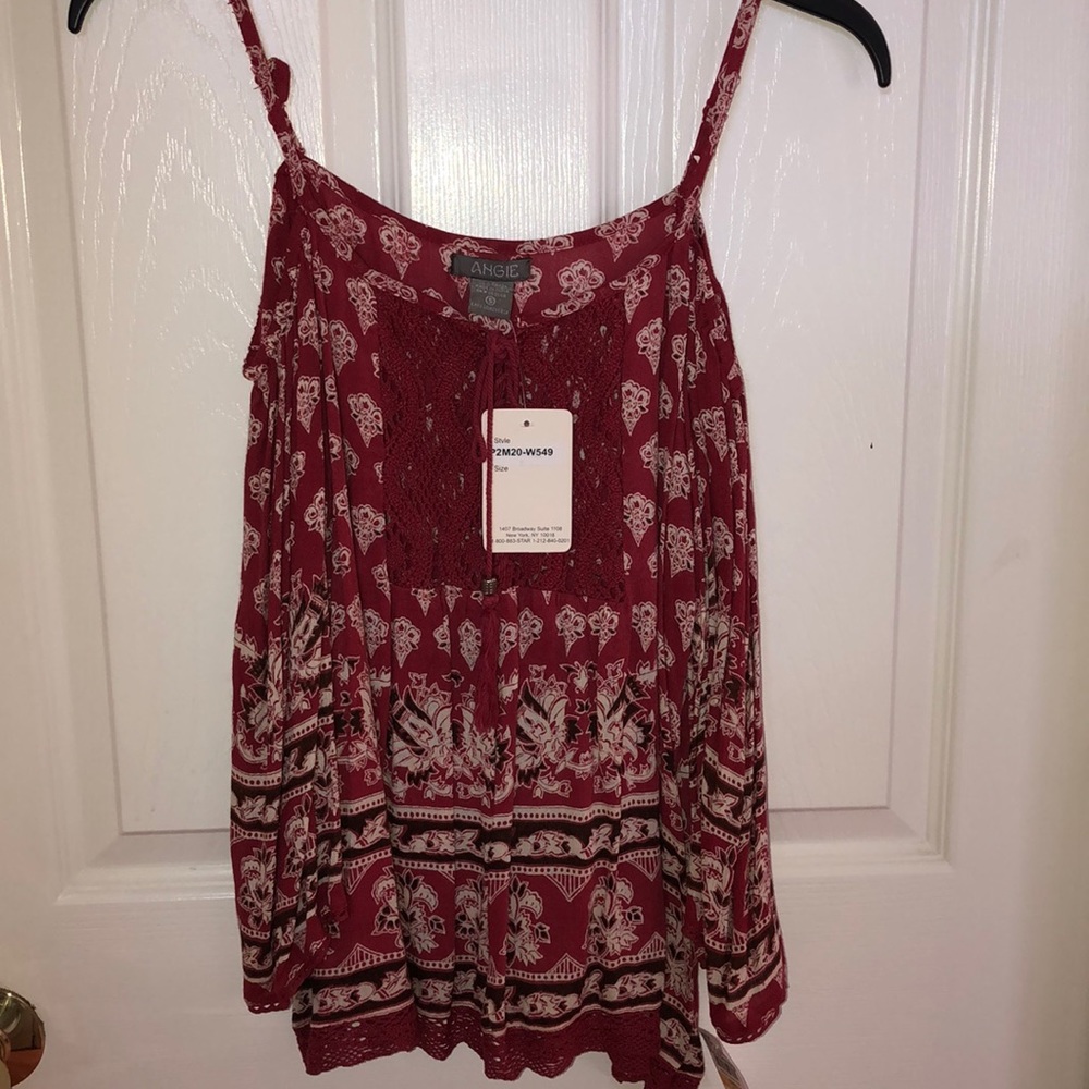 Off the shoulder shirt with straps